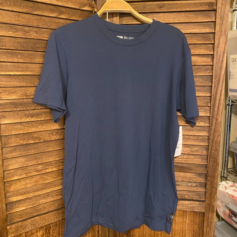 SAXX Men's DropTemp Cooling Cotton Tee Dark Denim